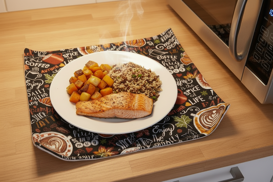 Sous-assiettes réversibles pour micro-ondes
