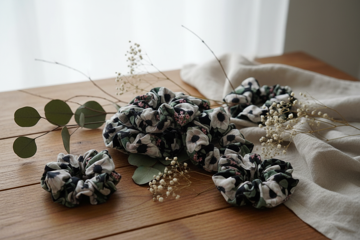 Chouchou à cheveux en tissu