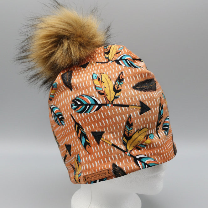 Tuque en tissu doublé micro-polar
