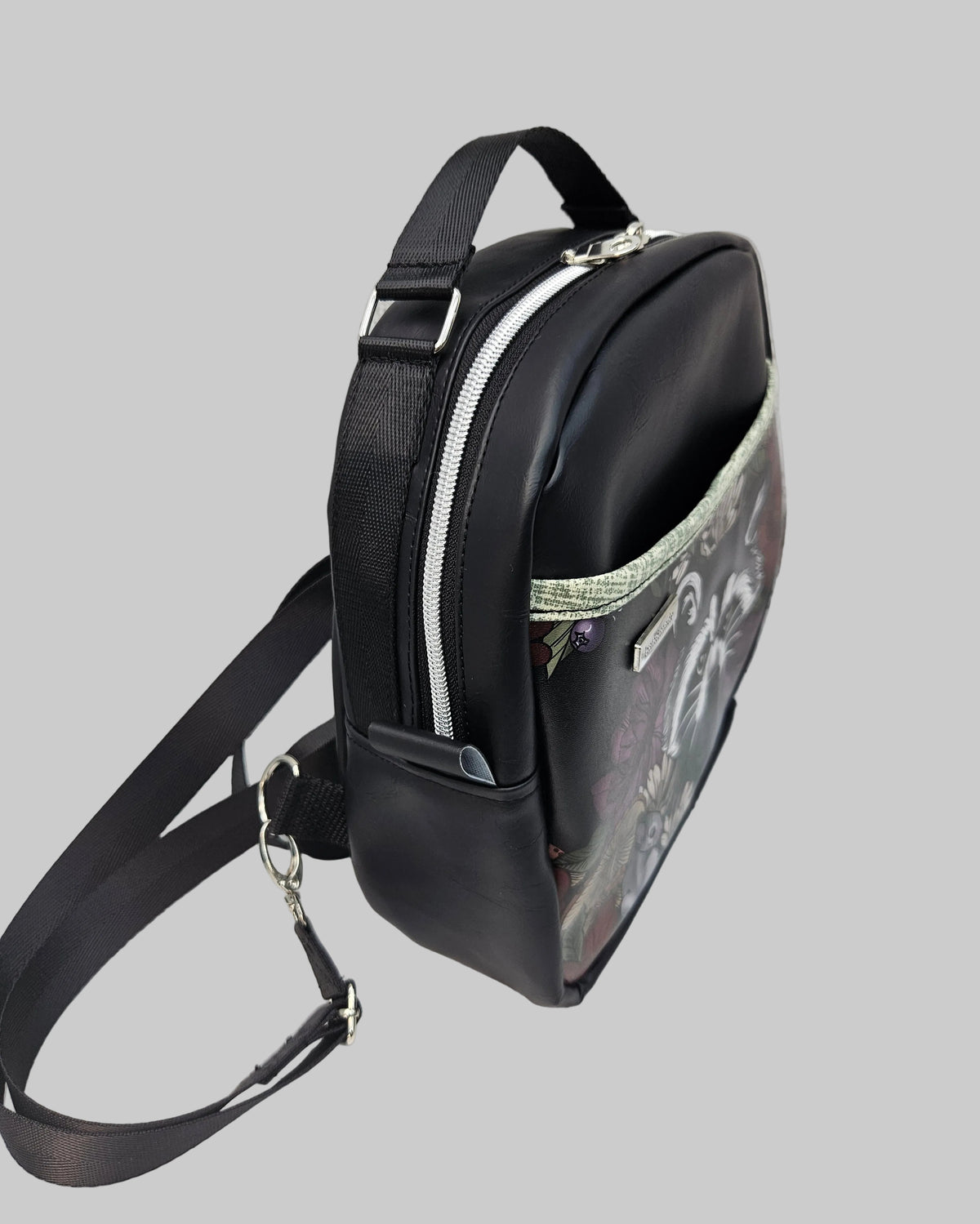 Sac à dos sacoche en simili cuir (Moyen)