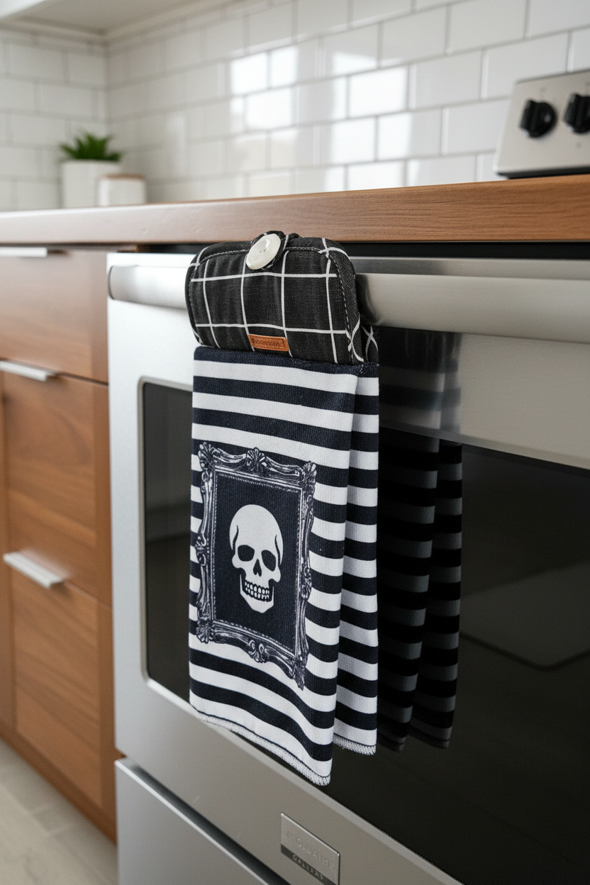 Essuie-Main avec Bouton - Attache Pratique