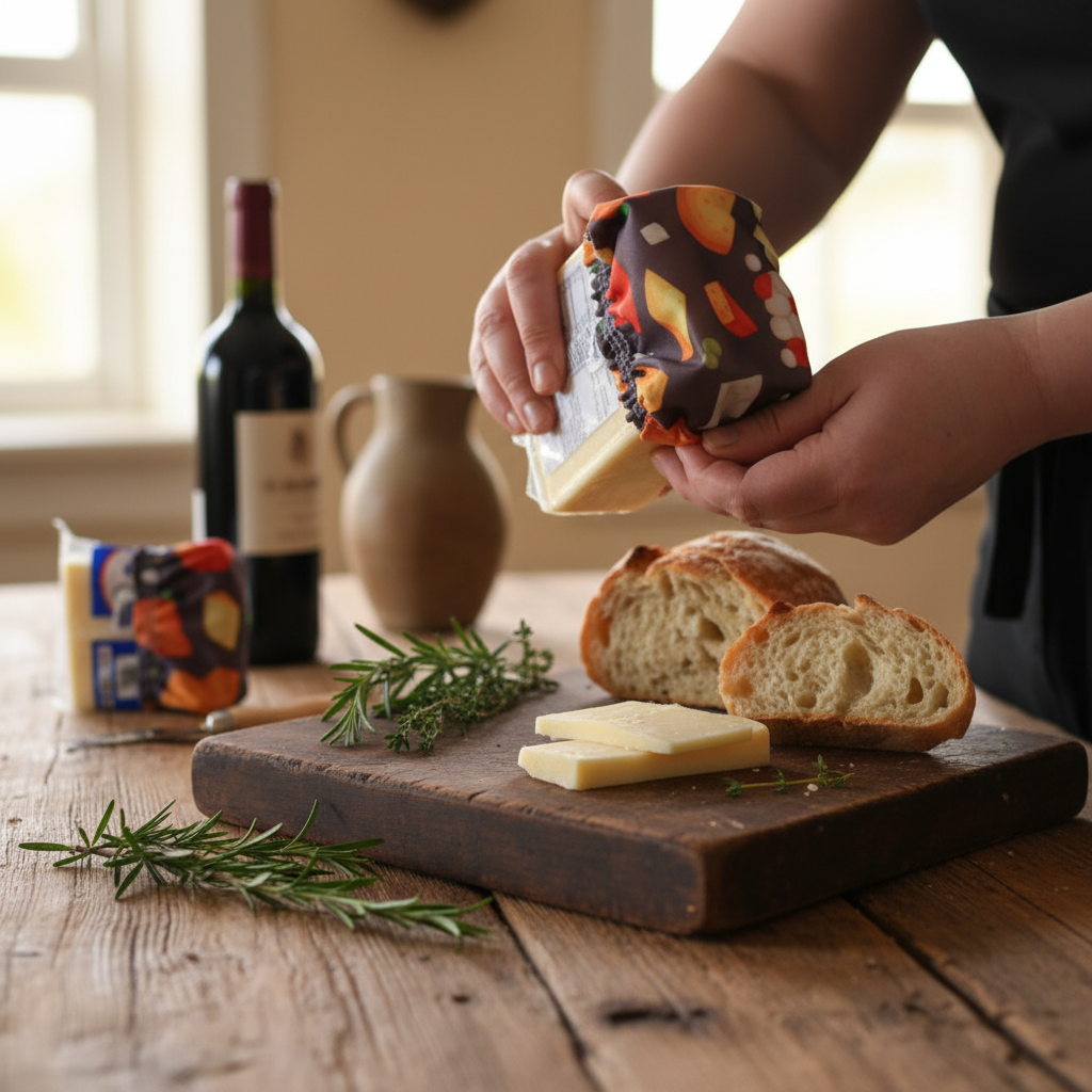 Sac à brique de fromage en tissu PUL
