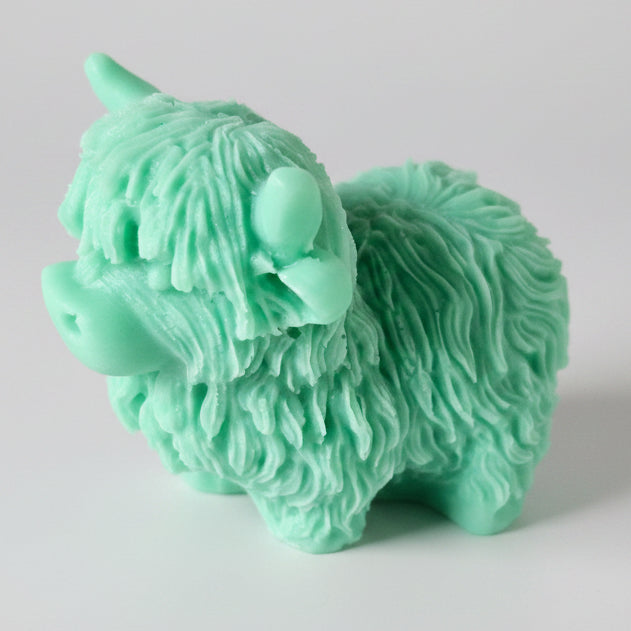 Savon en forme de vache highland