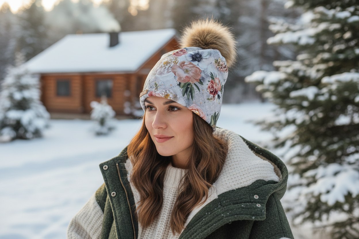 Tuque en tissu doublé micro-polar