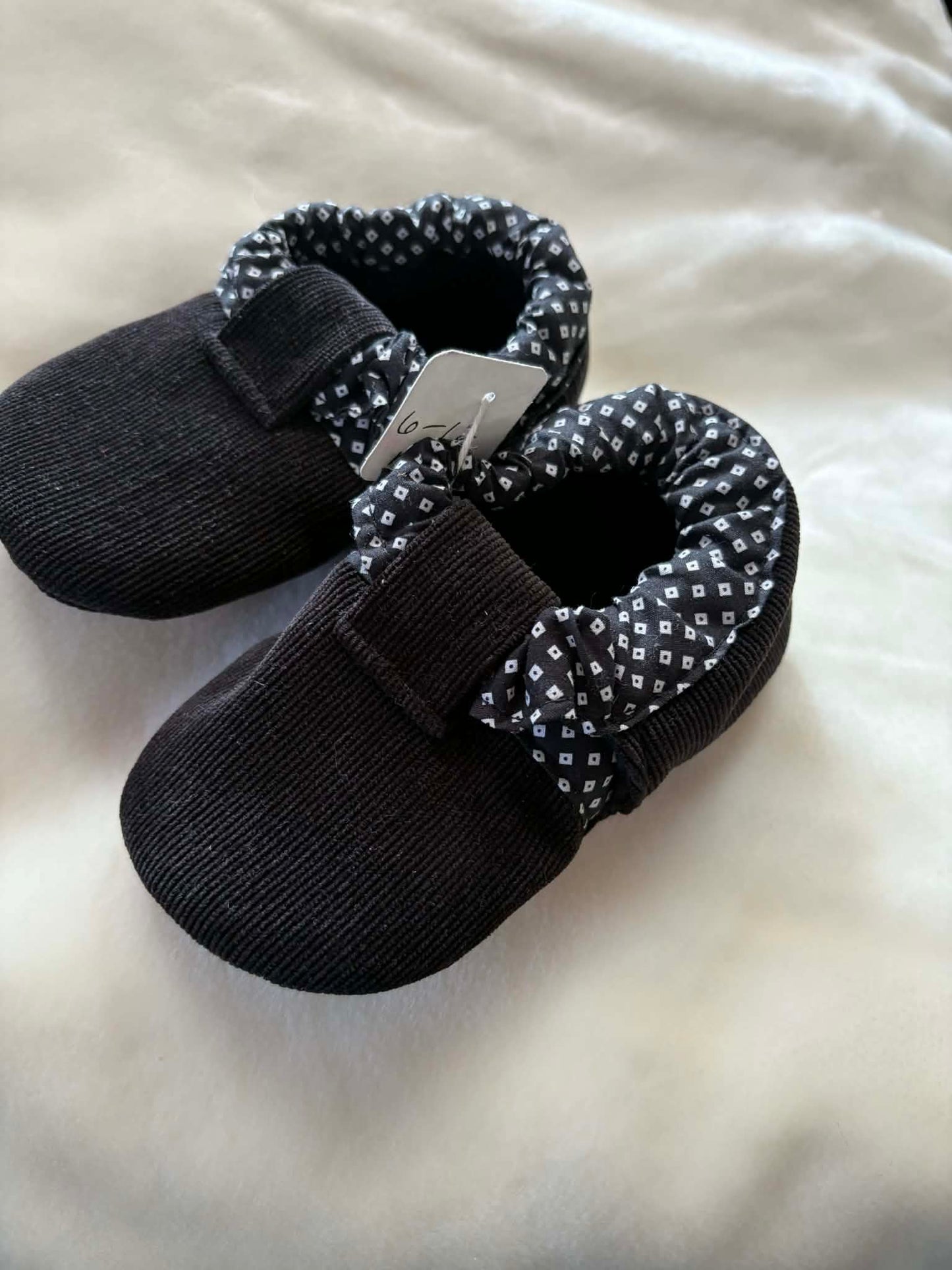 Pantoufles Bébé en Corduroy Doublé Polar (6-12 mois)