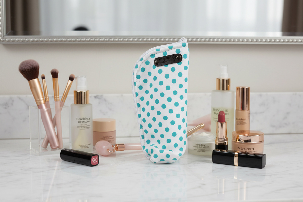Trousse à pinceaux et maquillage