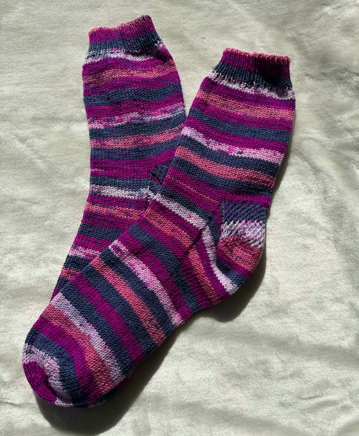 Médium (6-8)-Bas adulte  93% Acrylique 7% PBT