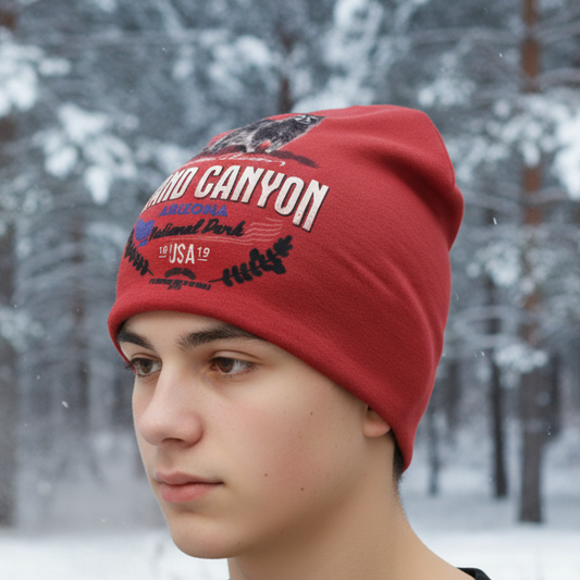 Tuque en tissu doublé micro-polar