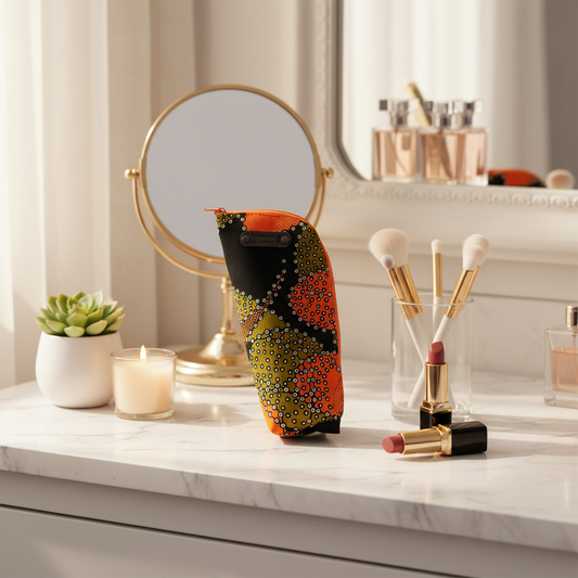 Trousse à pinceaux et maquillage