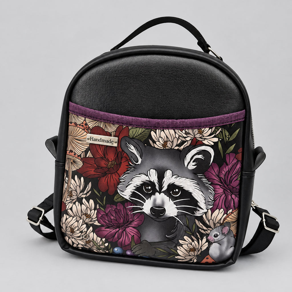Sac à dos sacoche en simili cuir (Moyen)