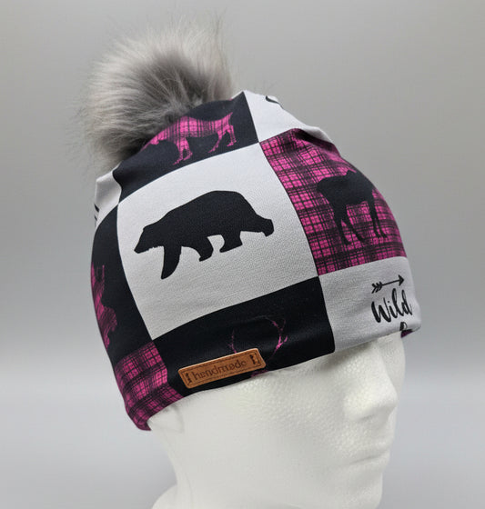 Tuque en tissu doublé micro-polar