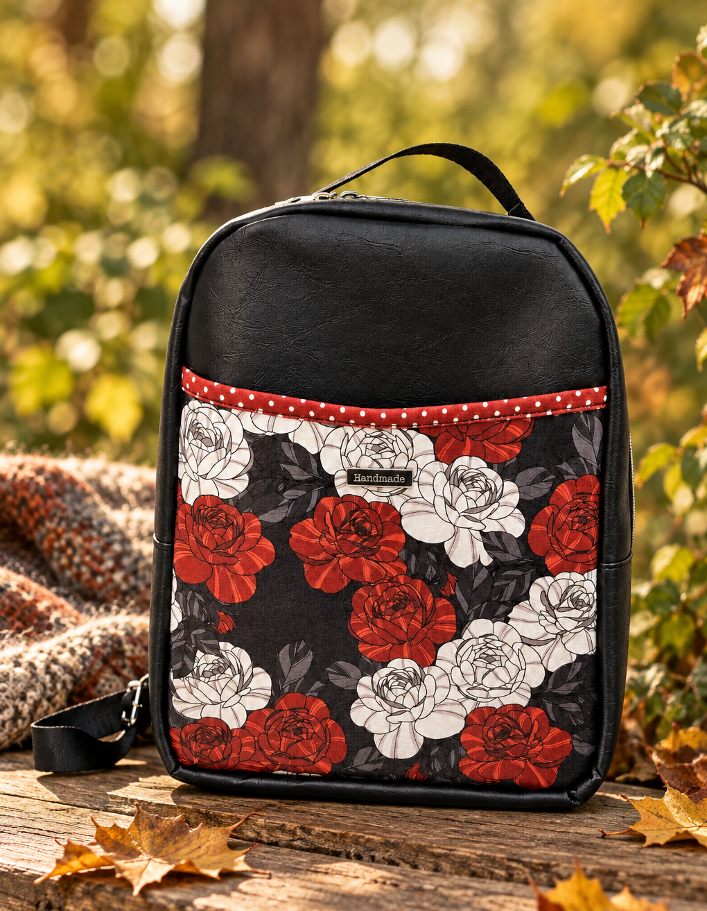 Sac à dos sacoche en simili cuir