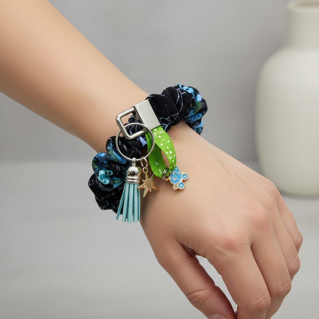 Porte-clé -bracelet extensible