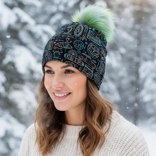 Tuque en tissu doublé micro-polar