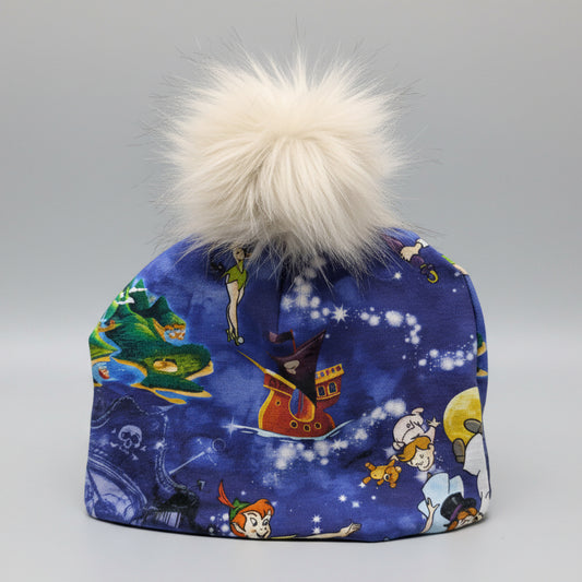 Tuque enfant doublée micropolar avec pompon amovible - 1 an (38 cm)