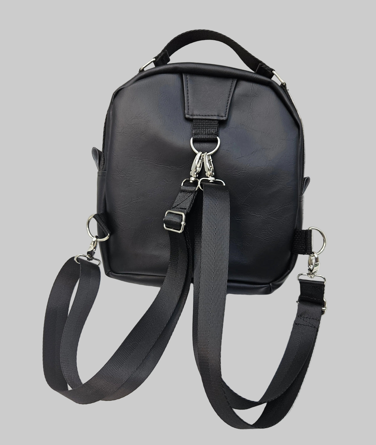 Sac à dos sacoche en simili cuir (Moyen)