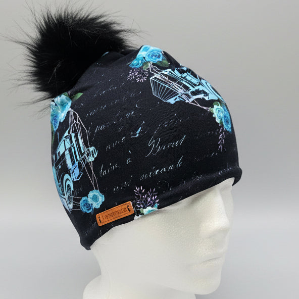Tuque en tissu doublé micro-polar