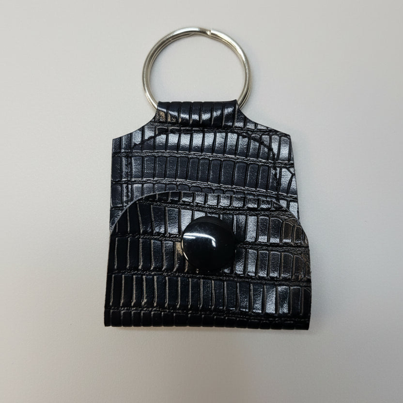 Mini porte-clé avec pochette à bouton pression