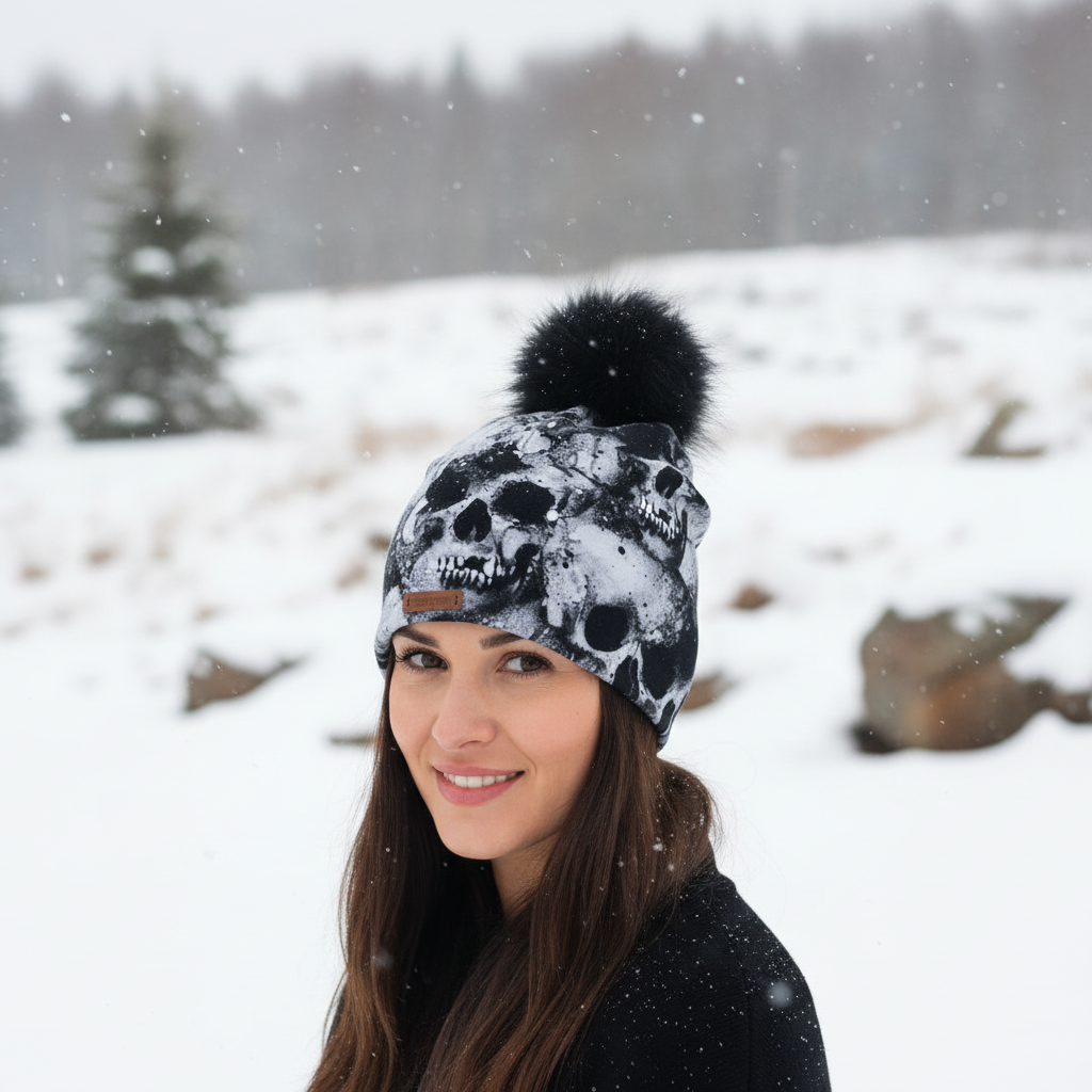 Tuque en tissu doublé micro-polar