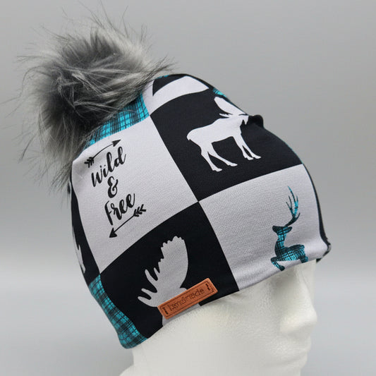 Tuque en tissu doublé micro-polar
