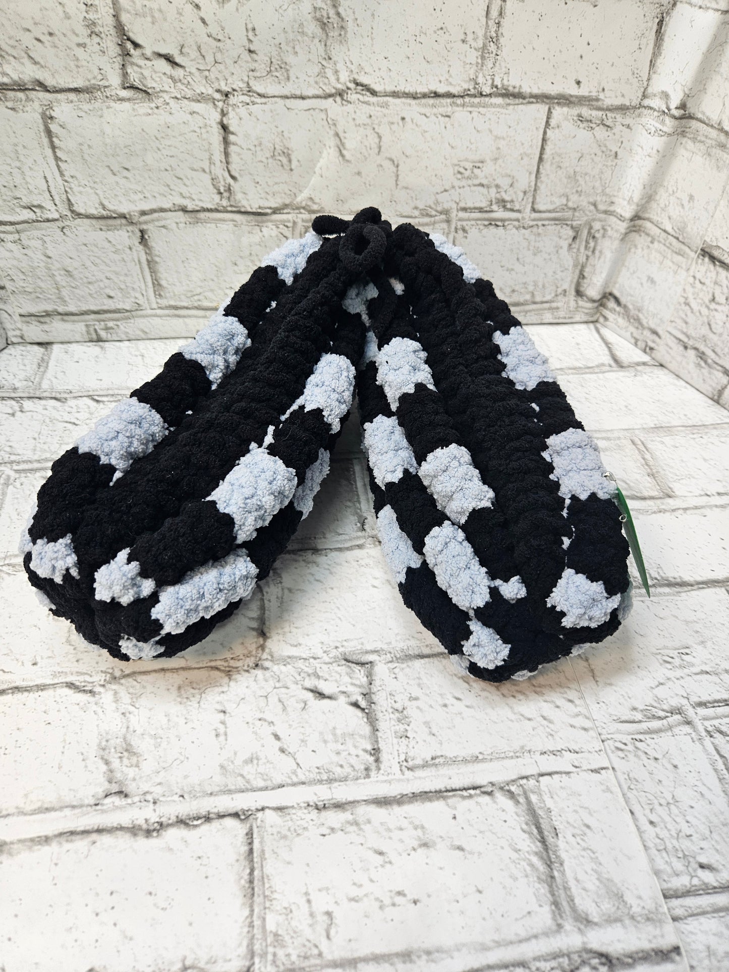 Pantoufles en laine tricotées–Homme 7