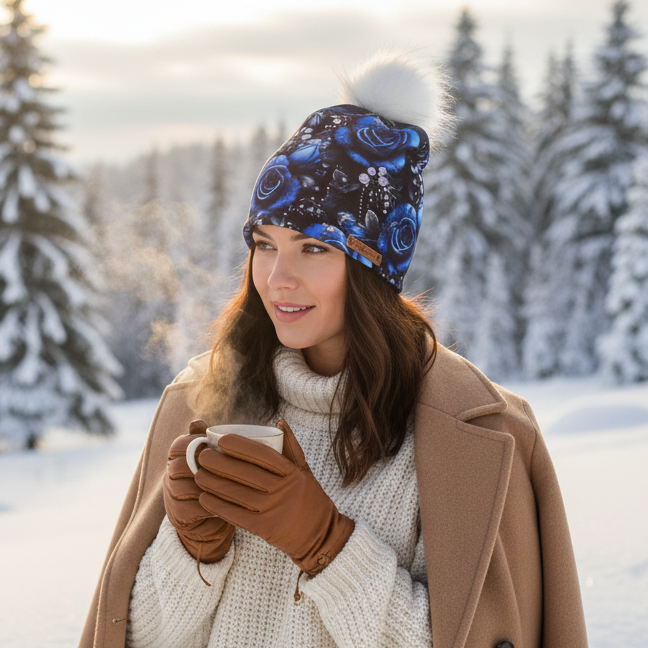 Tuque en tissu doublé micro-polar
