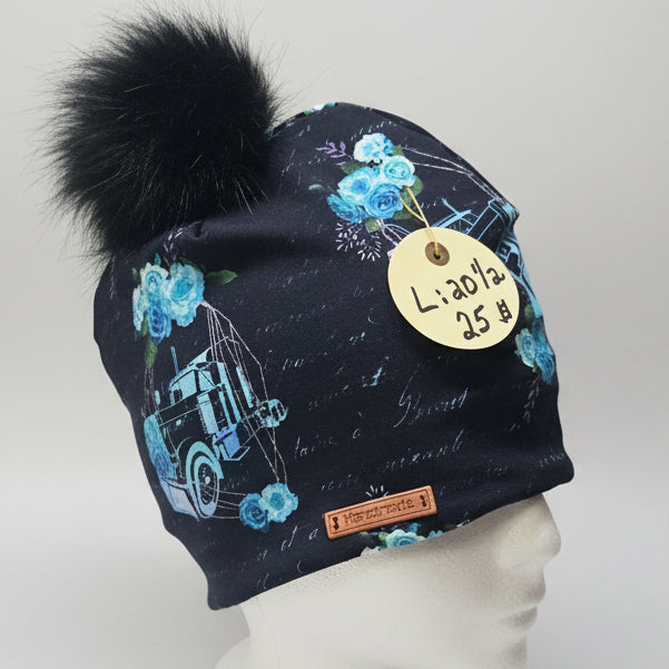 Tuque en tissu doublé micro-polar