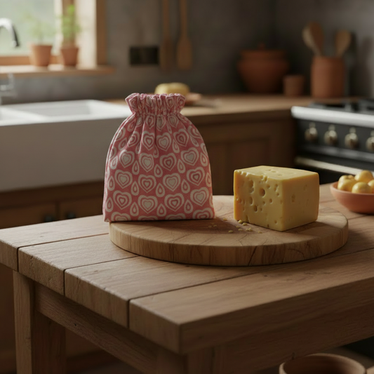 Sac à brique de fromage en tissu PUL