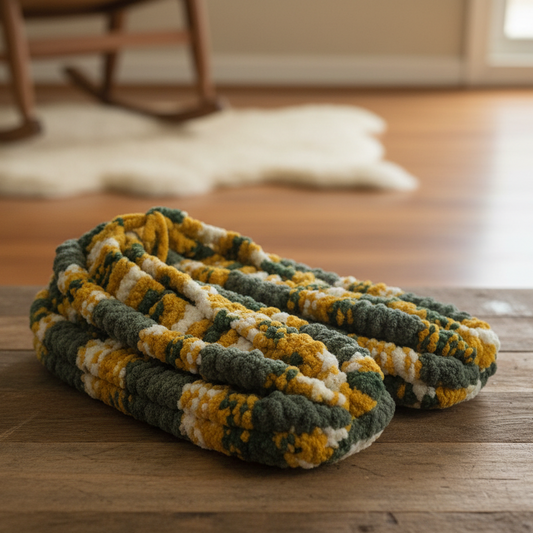 Pantoufles en laine tricotées–Homme 11