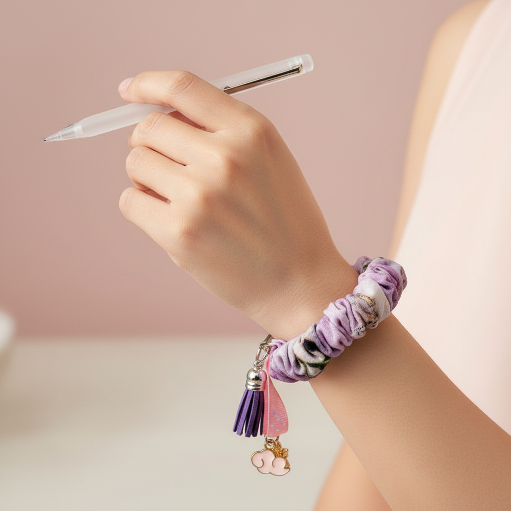 Porte-clé -bracelet extensible