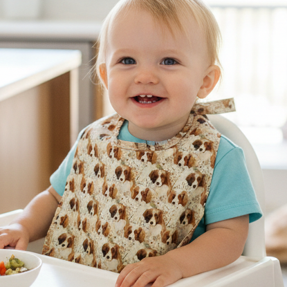 Bavette imperméable bébé/enfant - Joli motif