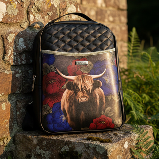 Sac à dos sacoche en simili cuir matelassé