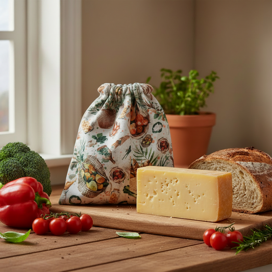 Sac à brique de fromage en tissu PUL