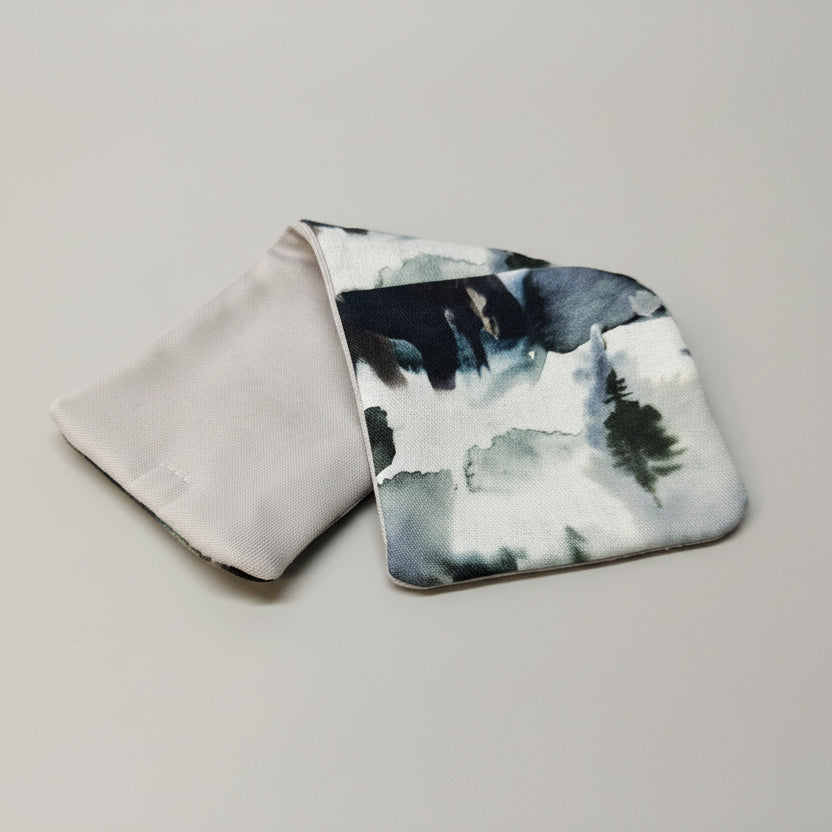 Essuie-lunettes artisanal double face - Coton et microfibre