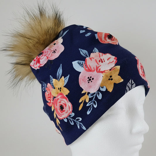 Tuque en tissu doublé micro-polar