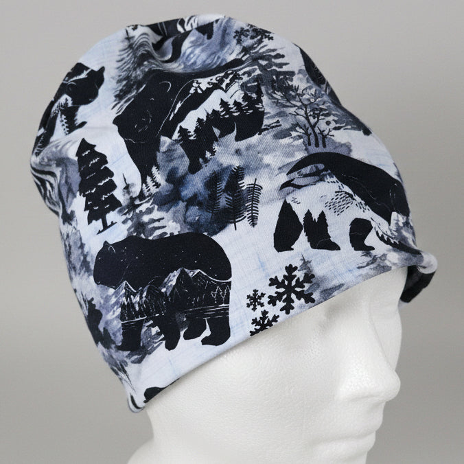 Tuque en tissu doublé micro-polar