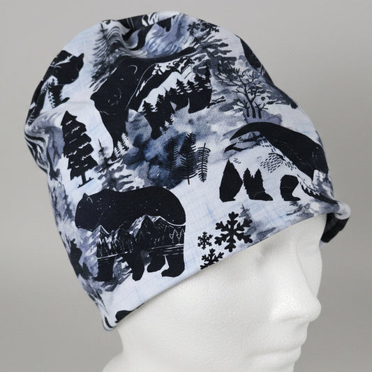 Tuque en tissu doublé micro-polar