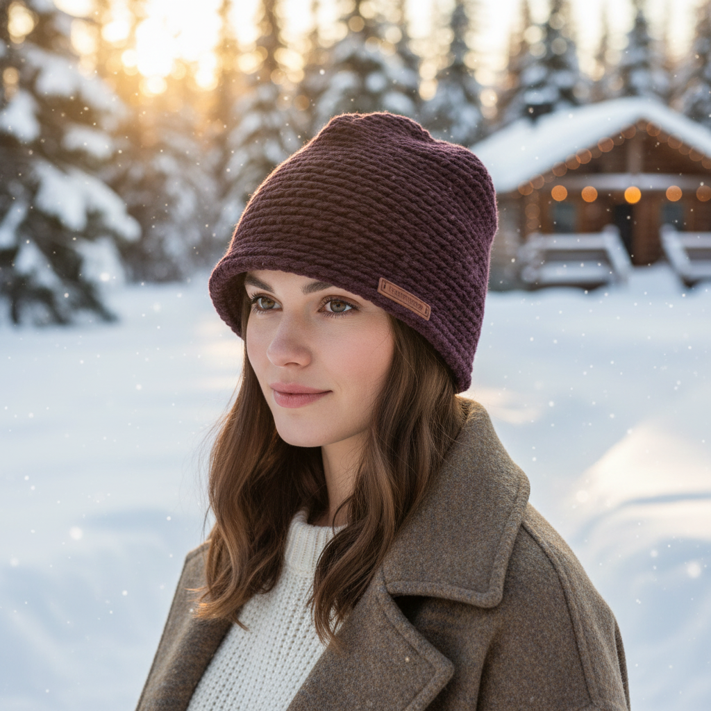 Tuque en tissu doublé micro-polar