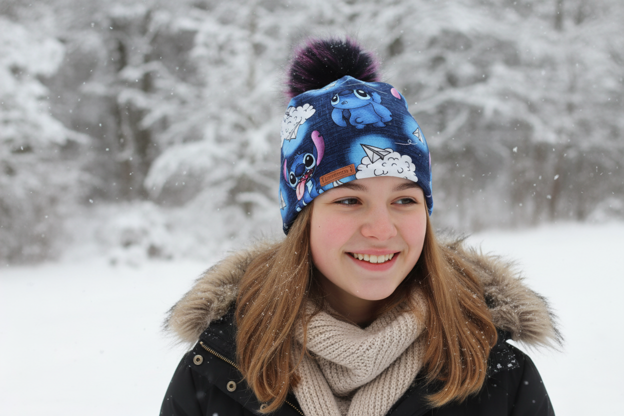 Tuque en tissu doublé micro-polar