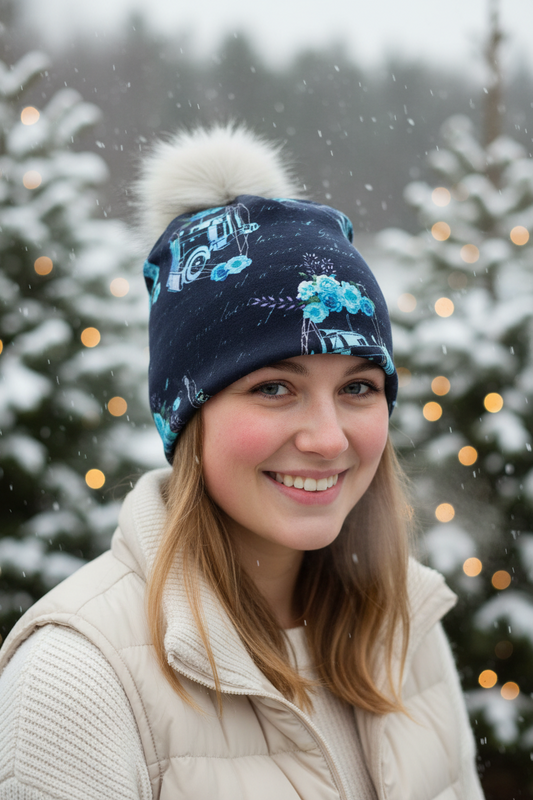 Tuque en tissu doublé micro-polar
