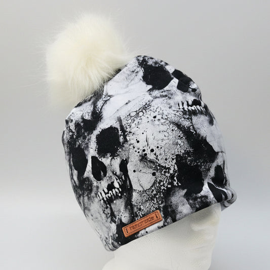 Tuque en tissu doublé micro-polar