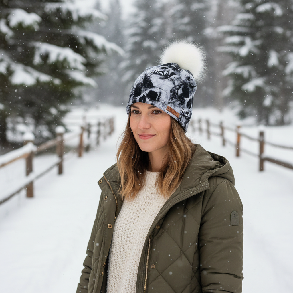 Tuque en tissu doublé micro-polar