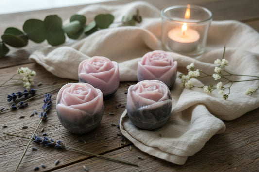 Ensemble de Savons Décoratifs Roses