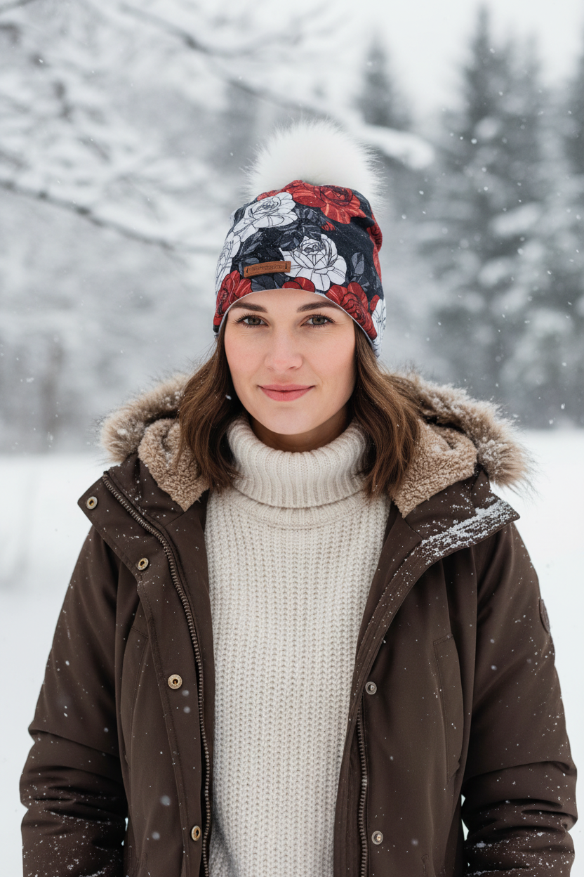 Tuque en tissu doublé micro-polar