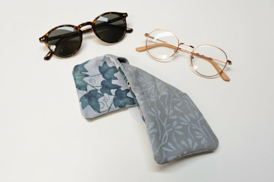 Essuie-lunettes artisanal double face - Coton et microfibre