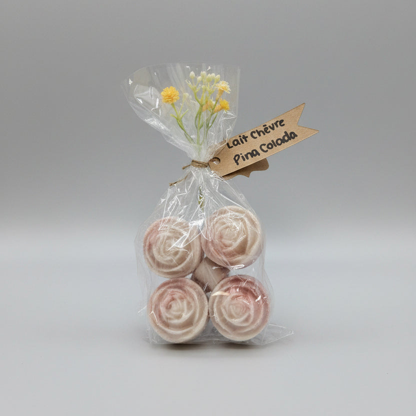 Ensemble de Savons Décoratifs Roses et Cœur