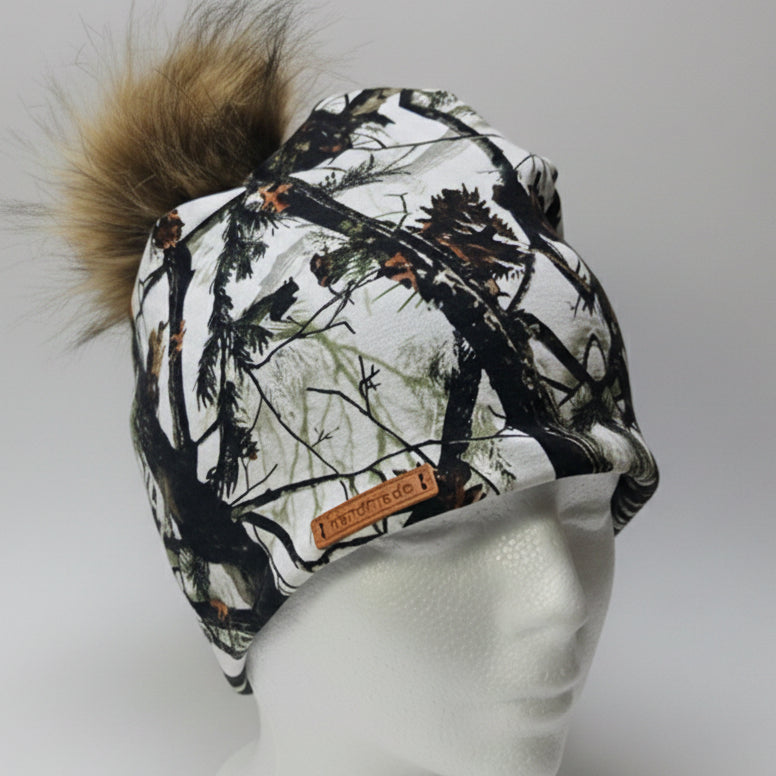 Tuque en tissu doublé micro-polar