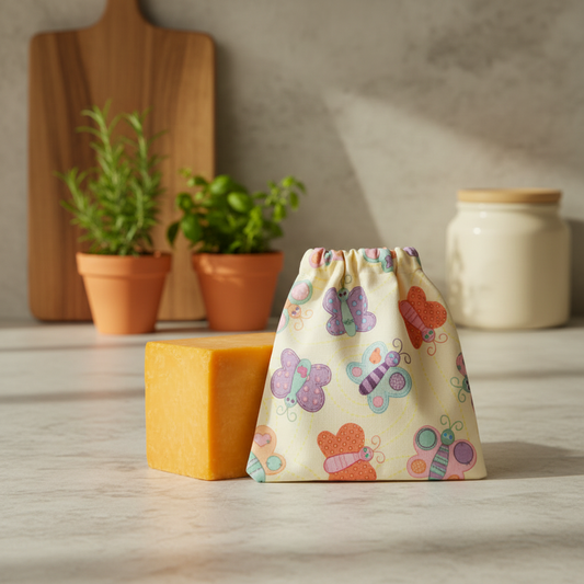 Sac à brique de fromage en tissu PUL