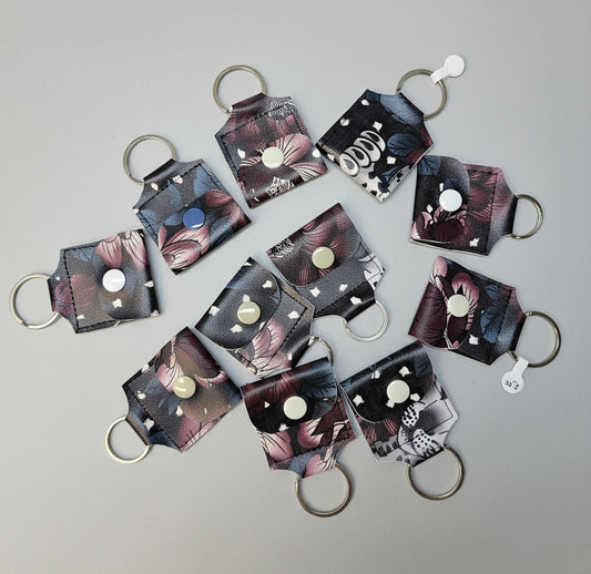 Mini porte-clé avec pochette à bouton pression