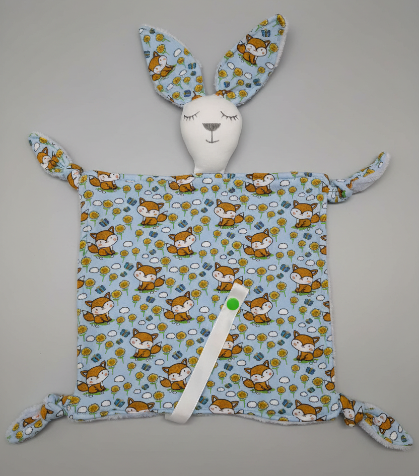 Mini Doudou avec Attache-Suce